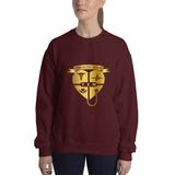 The Elite Nurse gold logo sweatshirt. Perfect for nurses, RN, LPN, FNP.  Can be given as a gift.