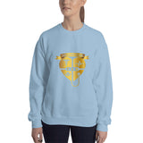 The Elite Nurse gold logo sweatshirt. Perfect for nurses, RN, LPN, FNP.  Can be given as a gift.